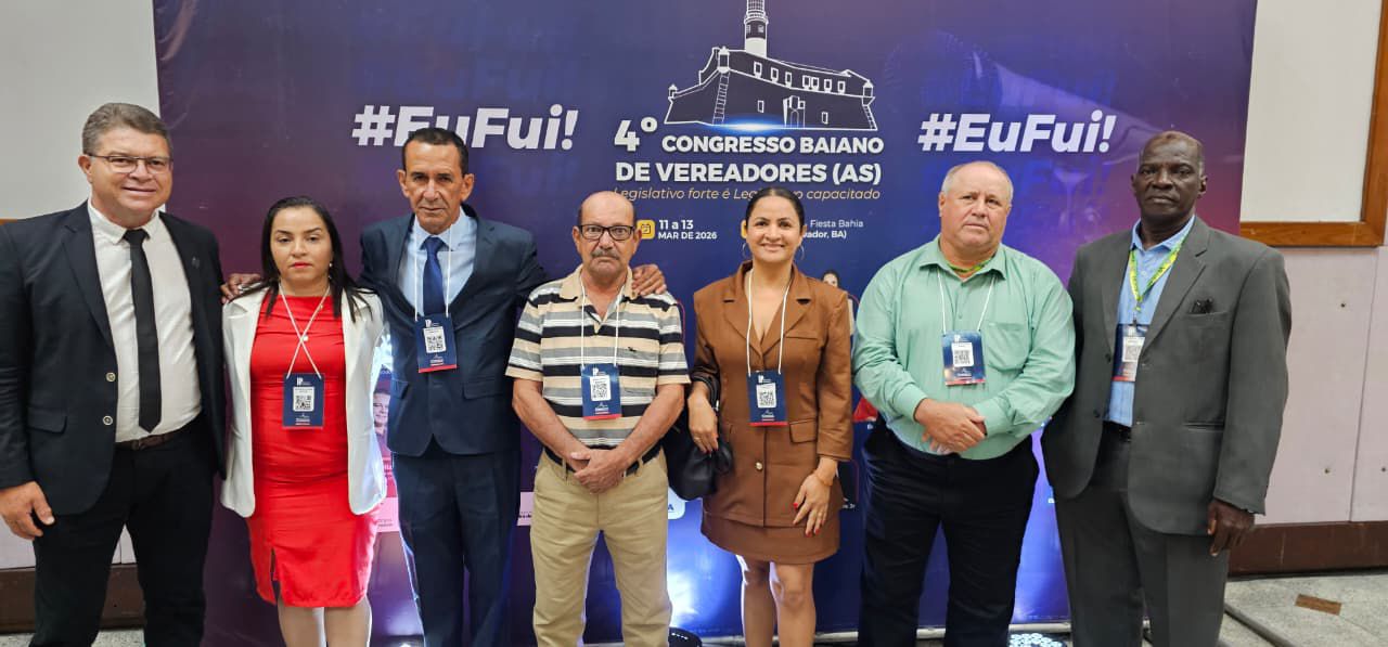 Parlamentares de Ibiassucê participam do 4º Congresso Baiano de Vereadores.